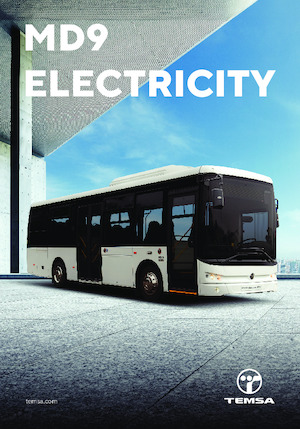 Intercity buses TEMSA MD9 ELECTRICITY