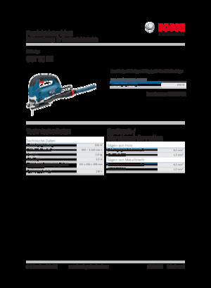 Dekupaj Bosch GST 90 BE