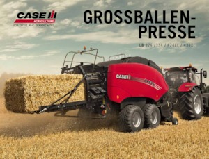 Büyük kare balyalayıcı + yüksek yoğunluklu balya makineleri Case IH LB 424 XL