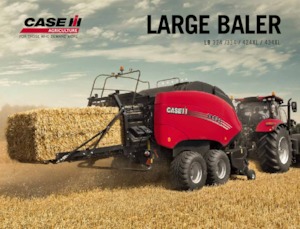 Büyük kare balyalayıcı + yüksek yoğunluklu balya makineleri Case IH LB 434 XL