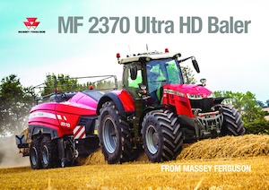 Square balers Massey Ferguson MF 2370UHDTC