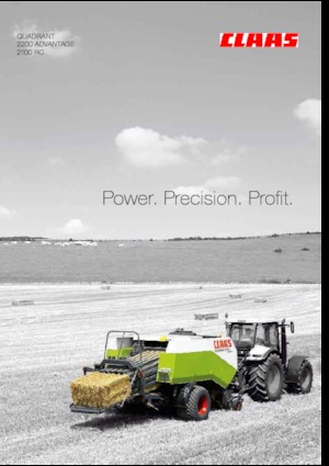 Square balers Claas Quadrant 2200 Advantage