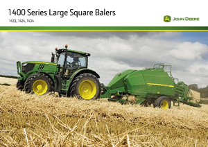 Square balers John Deere 1434