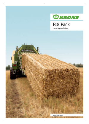 Square balers Krone Big Pack 890