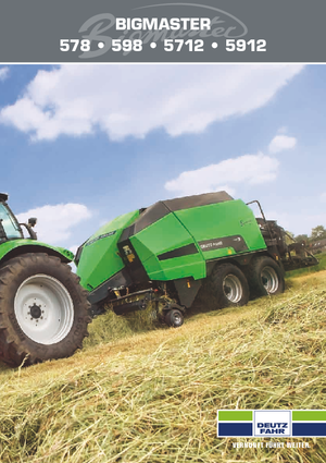 Square balers DEUTZ-FAHR BigMaster 5912