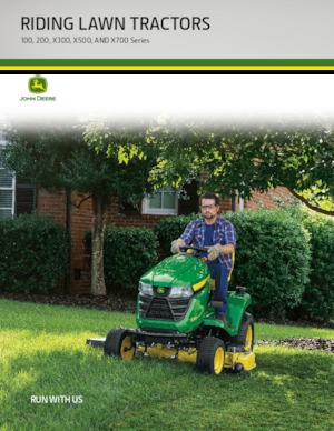 Riding Lawn Mowers and Garden Tractors John Deere S100