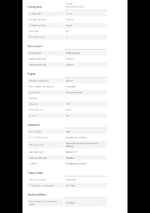 Binilebilir Çim Biçme Makineleri ve Bahçe Traktörleri Husqvarna TS 142