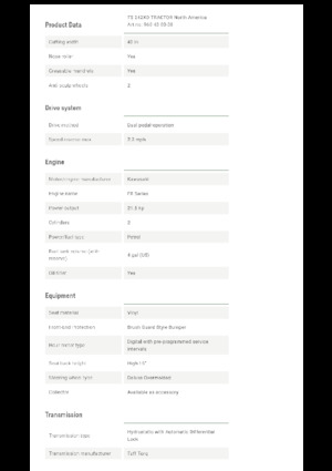 Riding Lawn Mowers and Garden Tractors Husqvarna TS 242XD