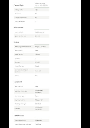 Riding Lawn Mowers and Garden Tractors Husqvarna YTH 18542