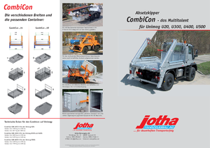 Lift-off Tippers Jotha CombiCon 3518 DIN