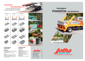 Lift-off Tippers Jotha CombiCon 3518 DIN