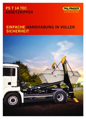 Lift-off Tippers Palfinger PST 14 TEC