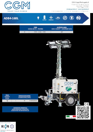 Aydınlatma Kuleleri CGM ADB4-160L