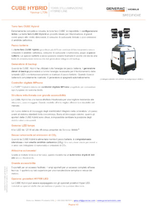 Aydınlatma Kuleleri Generac Mobile Cube Hybrid