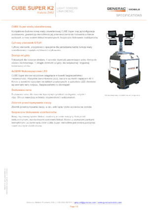 Light Towers Generac Mobile Cube Super K2