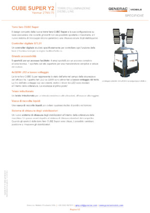Aydınlatma Kuleleri Generac Mobile Cube Super Y2