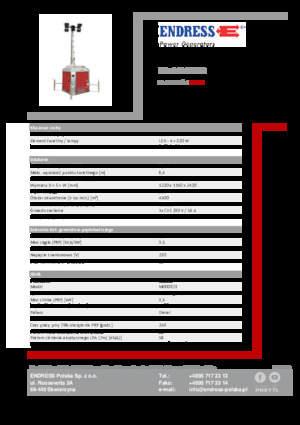 Light Towers Endress EFA 840 S4 320