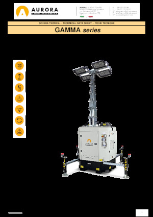 Aydınlatma Kuleleri Aurora Gamma 4x160W