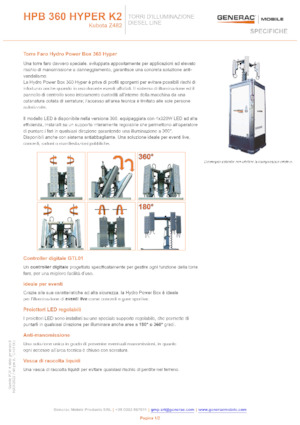 Aydınlatma Kuleleri Generac Mobile HPB 360 Hyper K2