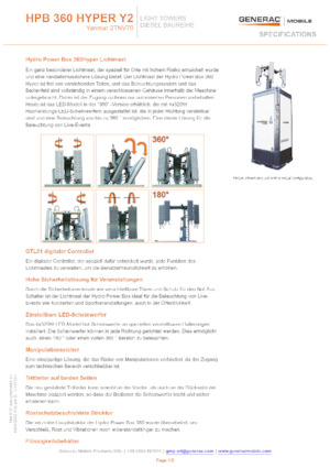 Light Towers Generac Mobile HPB 360 Hyper Y2