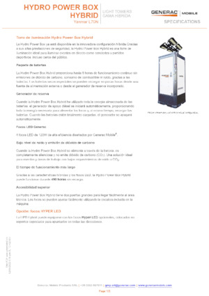 Light Towers Generac Mobile Hydro Power Box Hybrid