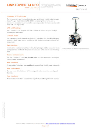 Light Towers Generac Mobile Linktower T4 UFO