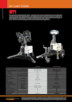 Light Towers Generac Mobile MT 1 LED