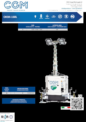 Light Towers CGM OKB4-160L