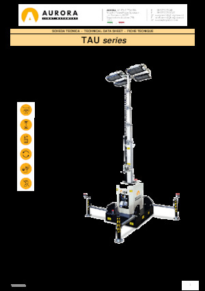Aydınlatma Kuleleri Aurora Tau 4x320W
