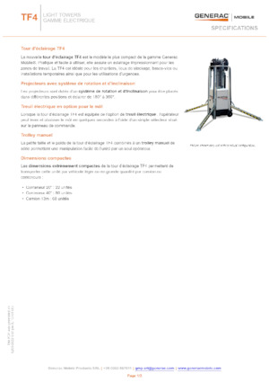 Light Towers Generac Mobile TF 4