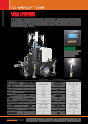 Aydınlatma Kuleleri Generac Mobile V 20 Hyper K2