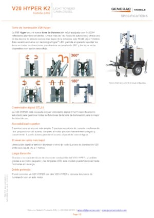 Light Towers Generac Mobile V 20 Hyper K2