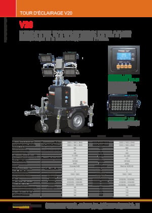 Aydınlatma Kuleleri Generac Mobile V 20 Y2