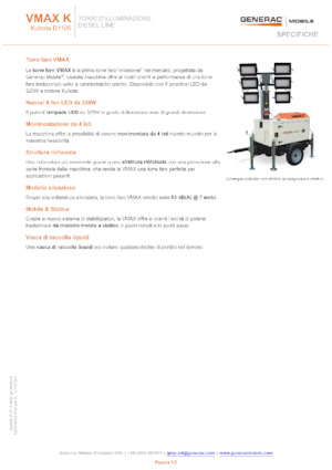 Light Towers Generac Mobile VMAX