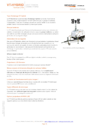 Light Towers Generac Mobile VT-Hybrid