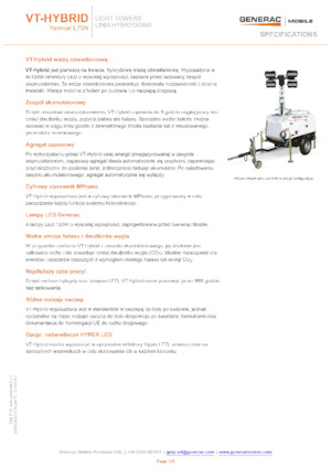 Light Towers Generac Mobile VT-Hybrid