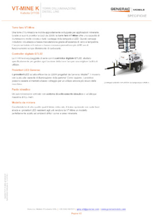 Light Towers Generac Mobile VT-MINE K