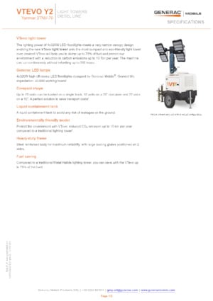 Light Towers Generac Mobile VTevo Y2