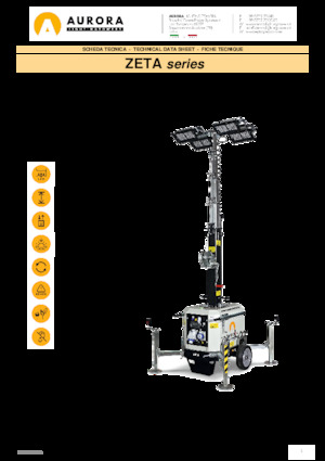 Light Towers Aurora Zeta 4x160W