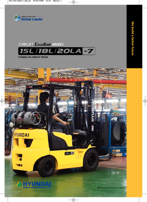 LPG Forklifts Hyundai 20 LA 7