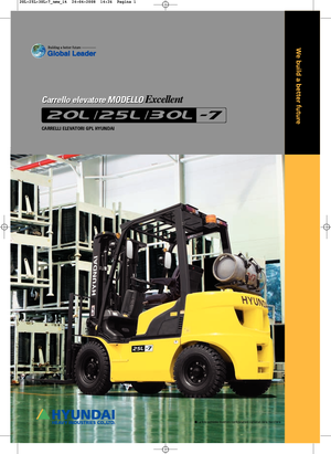 Lpg ön forkliftler Hyundai 25 L 7