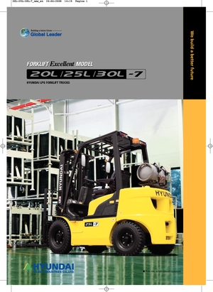 LPG Forklifts Hyundai 25 L 7