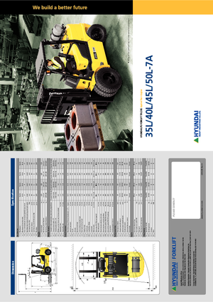 LPG Forklifts Hyundai 35L-7A