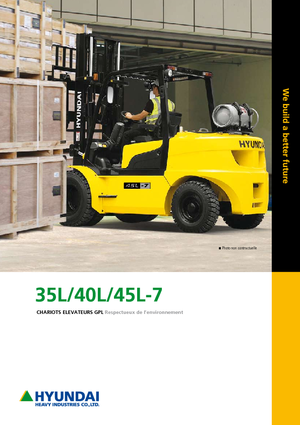 LPG Forklifts Hyundai 35 L 7