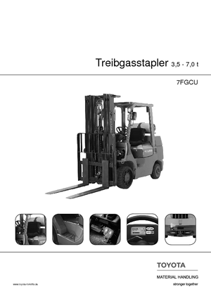LPG Forklifts Toyota 7 FGCU 35
