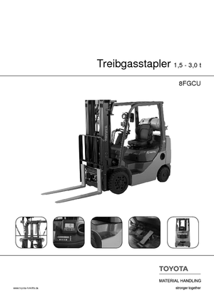 LPG Forklifts Toyota 8 FGCU 15