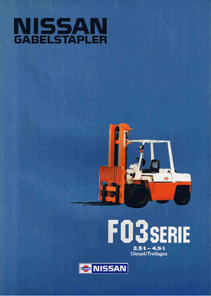 LPG Forklifts Nissan BF 03 A 35 U