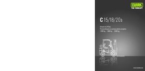Lpg ön forkliftler Clark C15 L