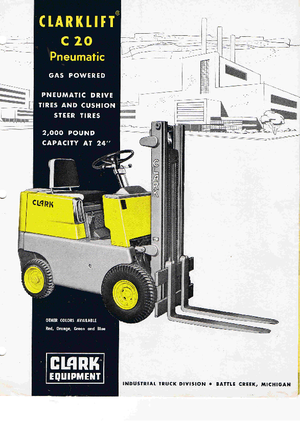 LPG Forklifts Clark C 20 LPG