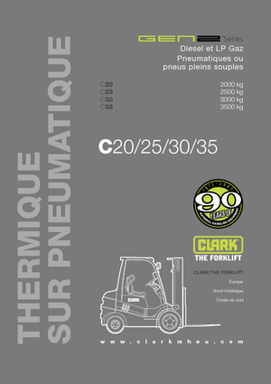 LPG Forklifts Clark C30 L